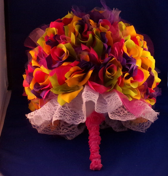 Bouquet-Rainbow Rose